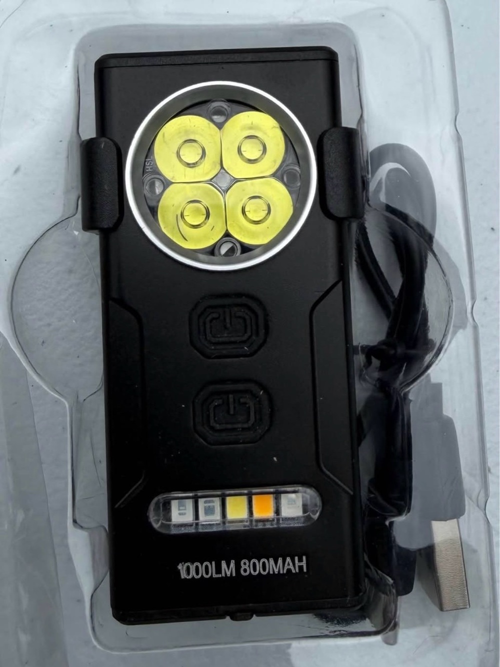 LED Keychain Flashlight Compact Design with Fast Charging and Magnet Base - Picture 3 of 4